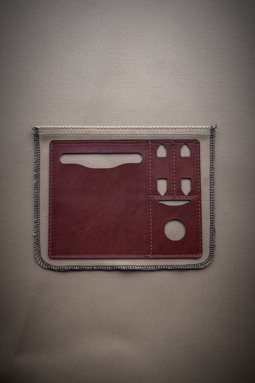Khaki Chestnut Leather