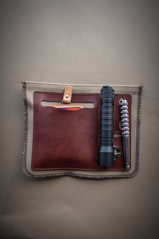 Khaki Chestnut Leather