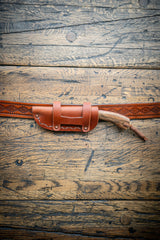 HF EDC Field Knife with Leather Sheath