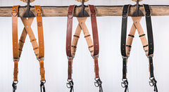 MoneyMaker leather camera harness