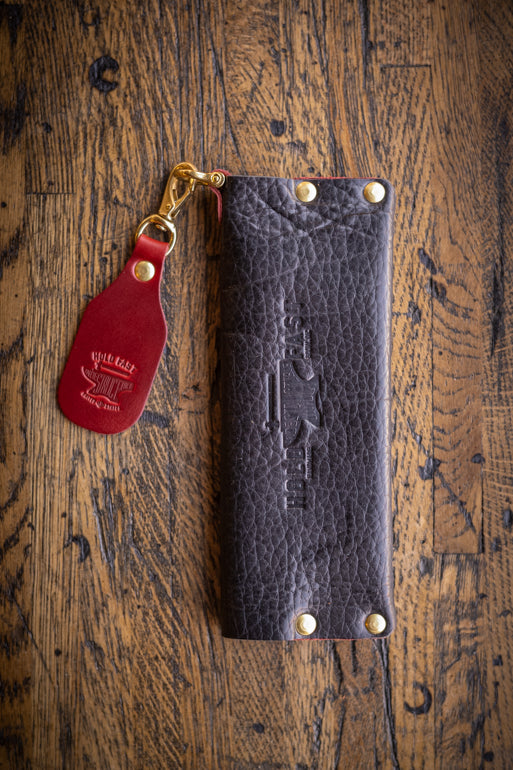 ISE01-BK-RD-BRASS