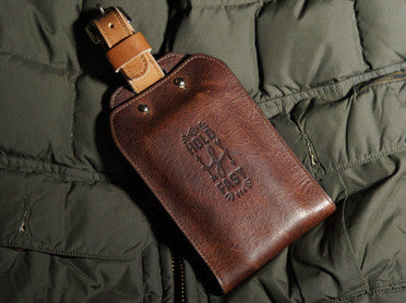 Luggage tag wallet from the Roamographer Collection by HoldFast Gear