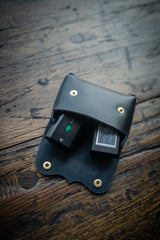 Western Utility Pouch - Leather case for batteries and film