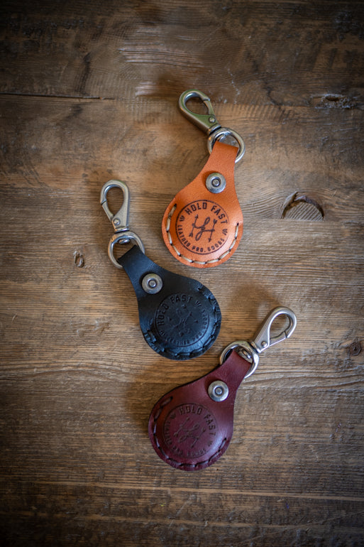 Leather AirTag Fob