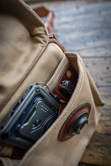 Khaki Chestnut Leather