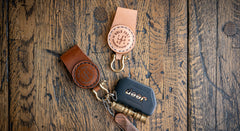 Magnetic Buttero Leather Key Clip
