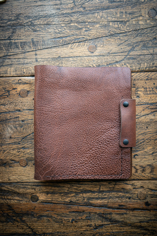 Heritage Binder | Leather Three Ring Binder with Leather Dividers