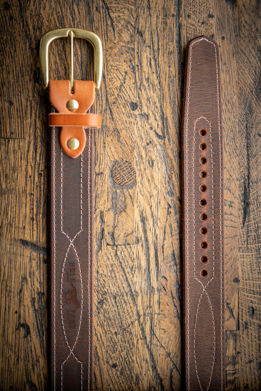 ベルト DOFFJASON Western stitch hard leather belt DJ23FWCBT003BLK thumbnail_IMG_1153_2a9b3091-