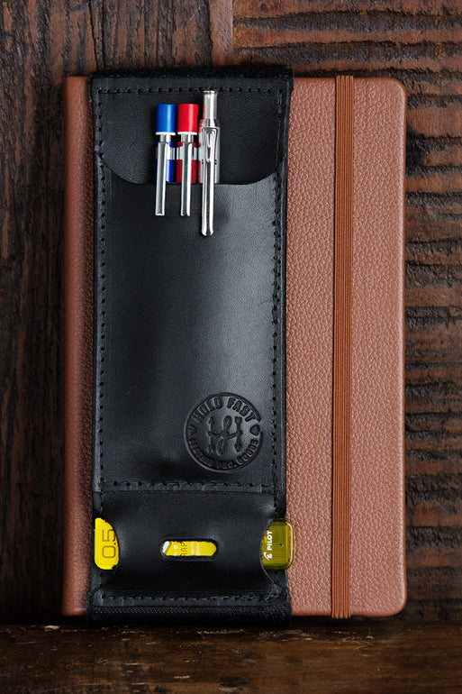 Pen Caddy   Leather Pen Wallet for your Notebook   Hold Fast
