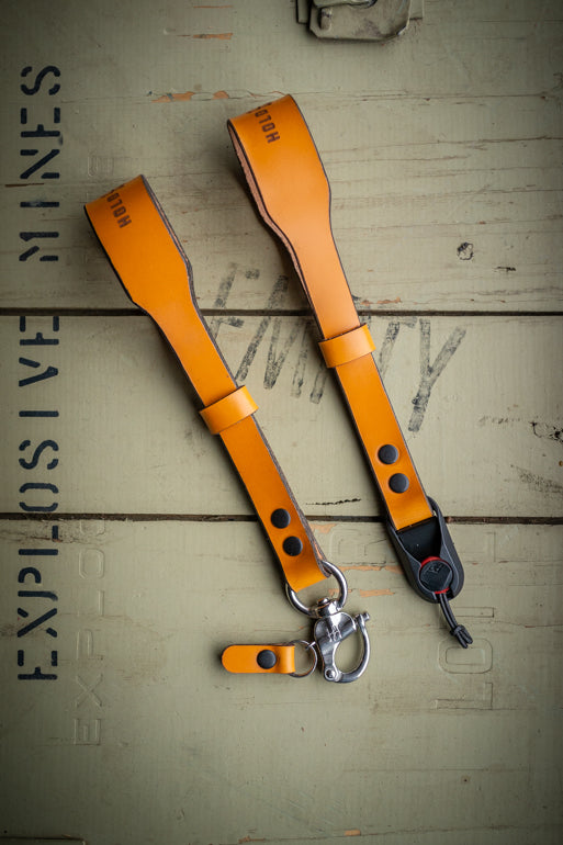 Classic Leather Wrist Strap Hold Fast