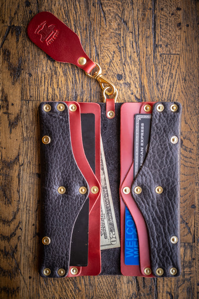 ISE01-BK-RD-BRASS
