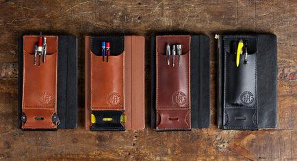 Pen Caddy | Leather Pen Wallet for your Notebook