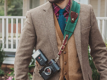 Ruck Strap | Duck Canvas and Leather Camera Strap