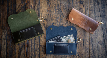 Western Card Holster Wallet - Belt Wallet